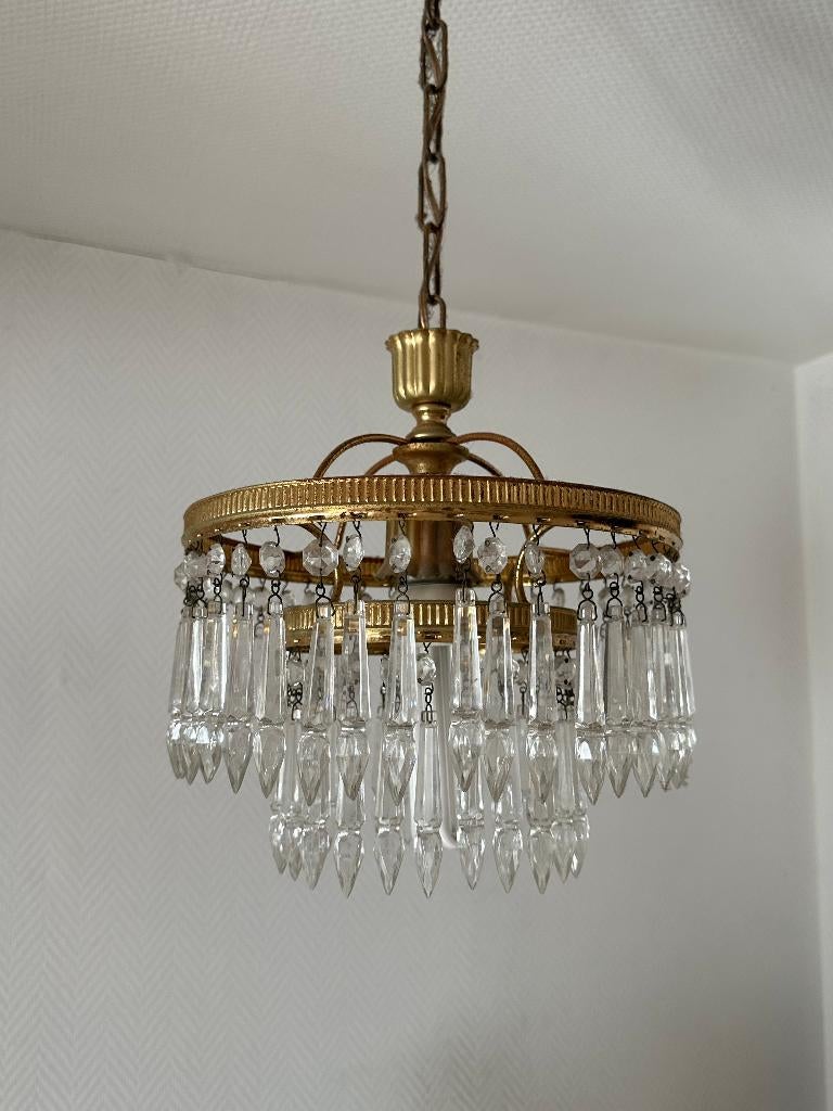 Luchter, Ophalen, Gebruikt, Glas, Retro