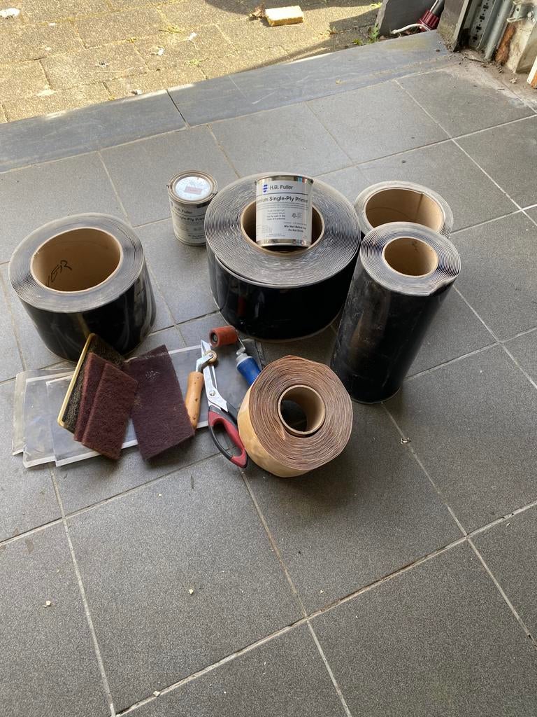 Epdm, Doe-het-zelf en Bouw, Dakpannen en Dakbedekking, Ophalen, Overige materialen, Zwart, Overige typen