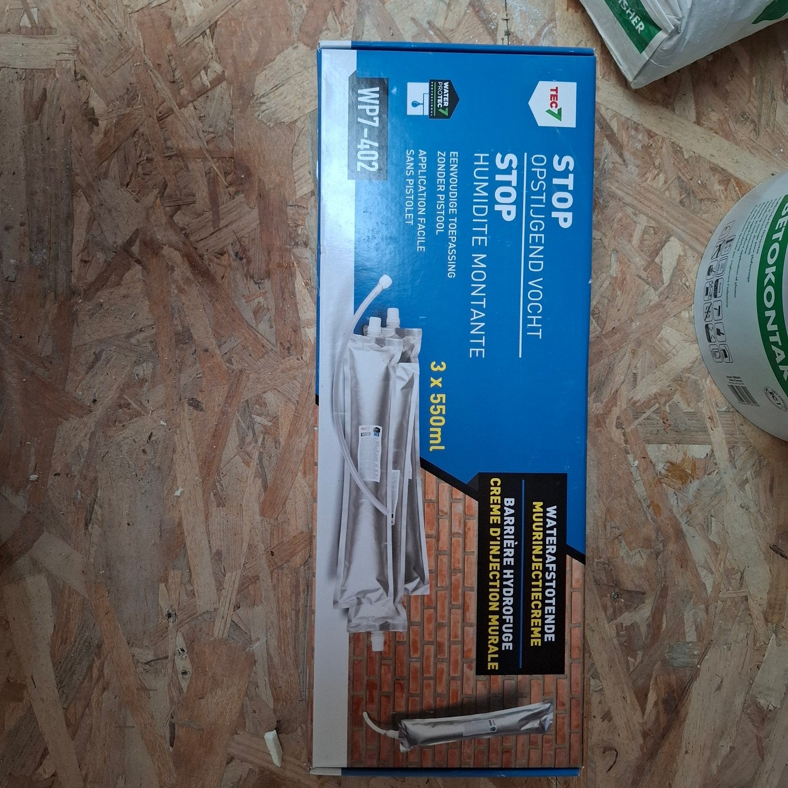 Trc 7 Muurinjectie opstijgend vocht, Ophalen
