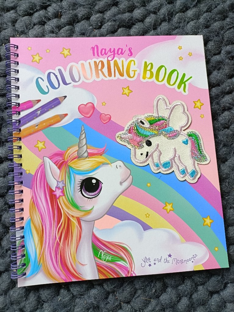 Ylvi and the Minimoomis kleurboek eenhoorn met patch, Ophalen, Nieuw, Papier, Schets- of Tekenboek
