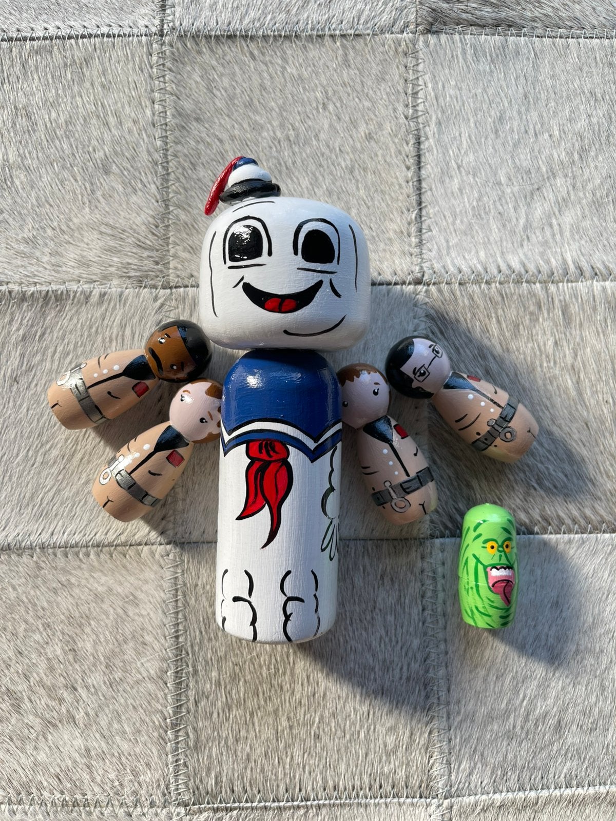 Ghost busters peg doll set, Verzamelen, Poppetjes en Figuurtjes, Verzenden, Zo goed als nieuw