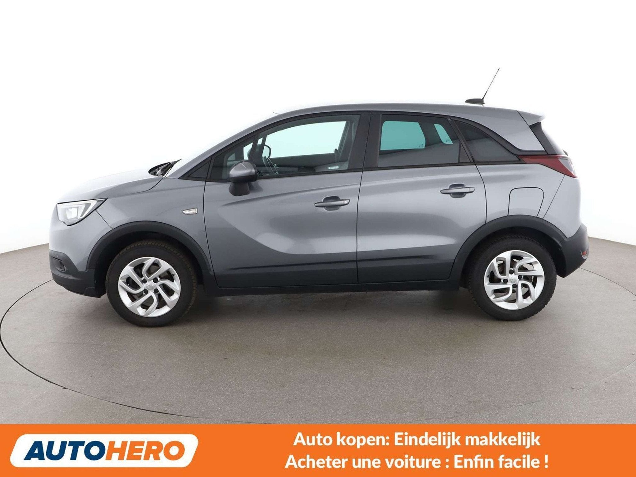 Opel Crossland X 1.2 Turbo Edition (bj 2018), Auto's, Voorwielaandrijving, Stof, Gebruikt, Zwart