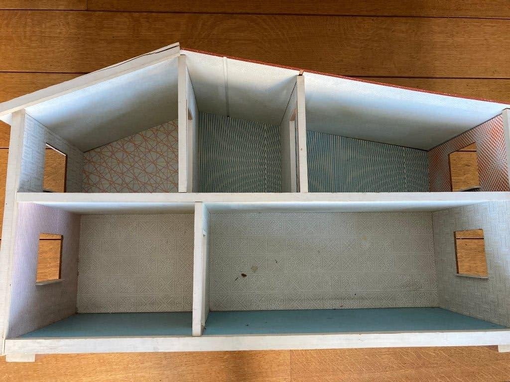 Poppenhuis Vintage, Ophalen, Gebruikt, Poppenhuis