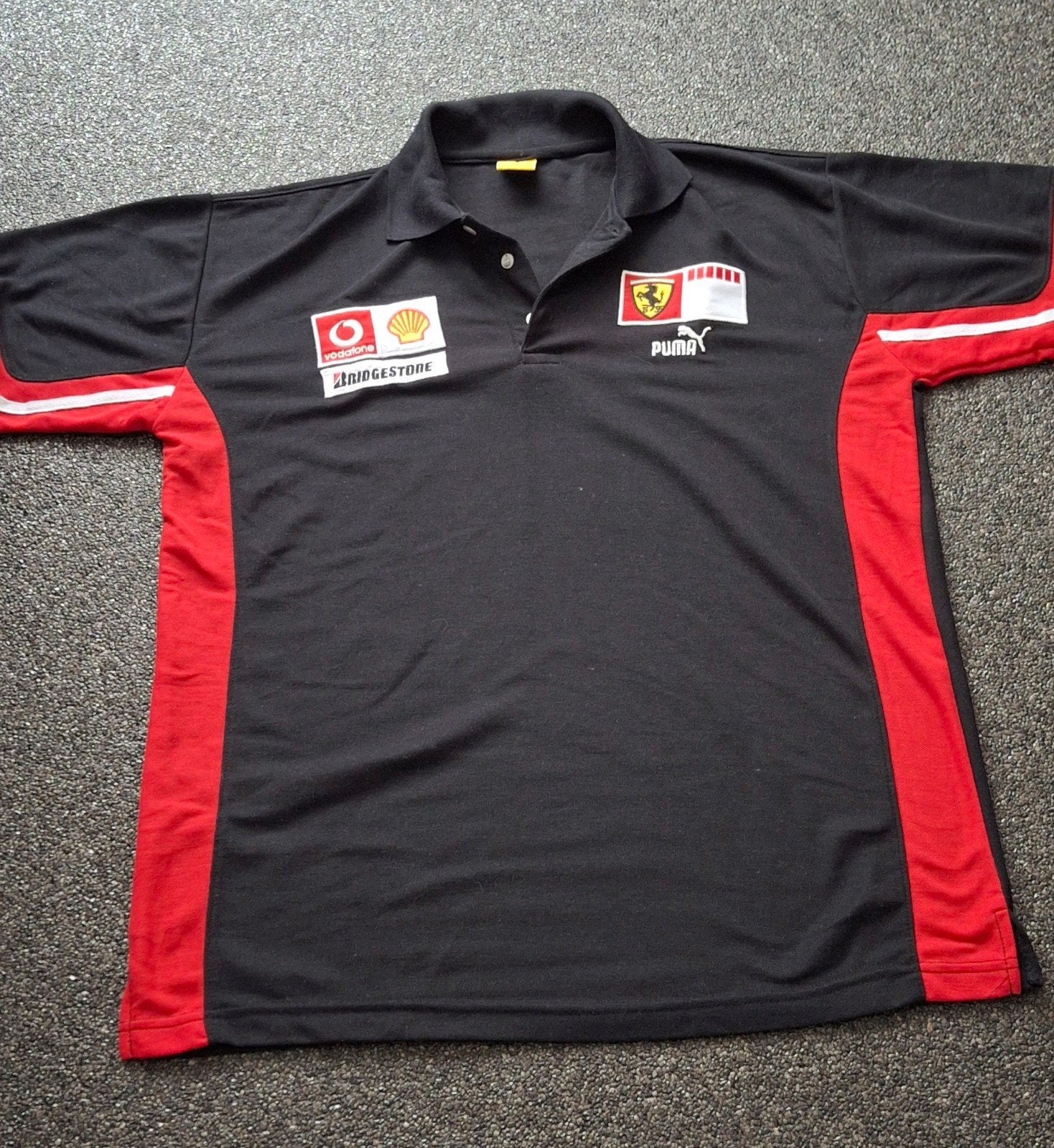 Polo Ferrari Puma Formula 1 Shell Bridgestone taille XL, Puma, Enlèvement ou Envoi, Taille 56/58 (XL), Comme neuf