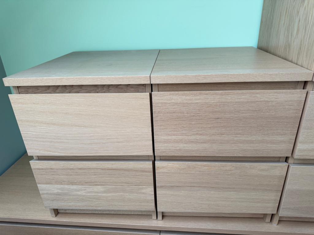 Tables de chevet Ikea, Maison & Meubles, Moins de 45 cm, Enlèvement, Utilisé, 55 à 70 cm