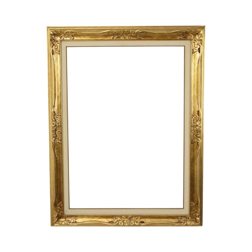Grote Vintage Goudkleurige Lijst Barok Stijl Klassiek 86cm, 66 cm, Gebruikt, Schilderijlijst, 86 cm