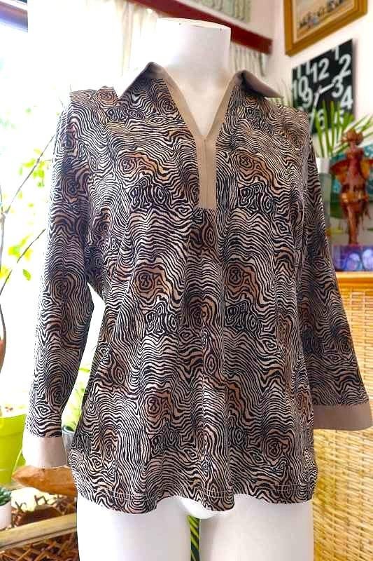 bijzonder luipaard zilver zwart T-shirt blouse, Taille 42/44 (L), Enlèvement ou Envoi, Autres couleurs, Canda C&A