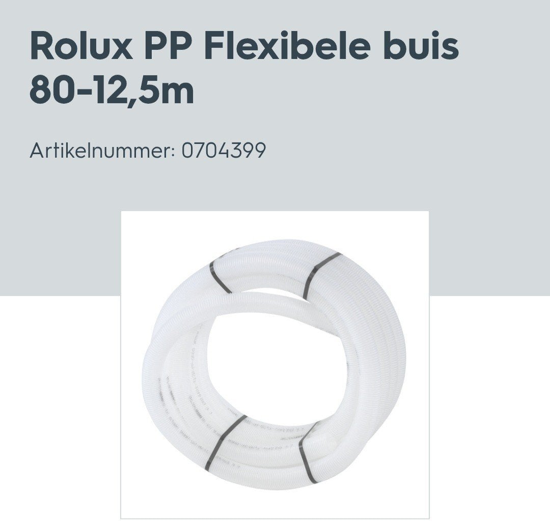 Ubbink rolex PP Flexibele buis 80mm, Doe-het-zelf en Bouw, Ophalen