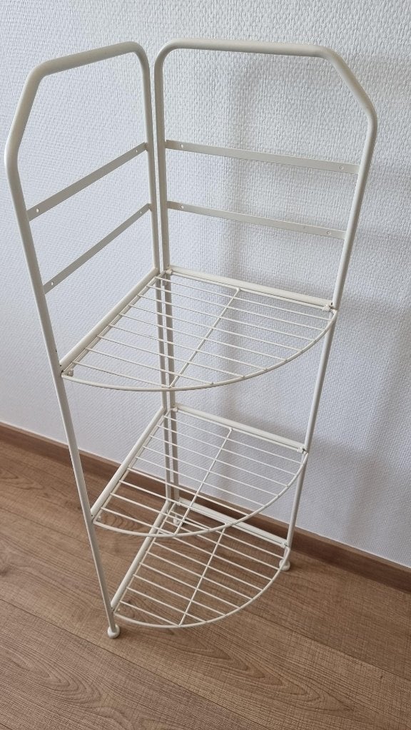 Opvouwbare hoekplank met 3 niveaus, Ophalen, Etagère, Metaal, Demontabel