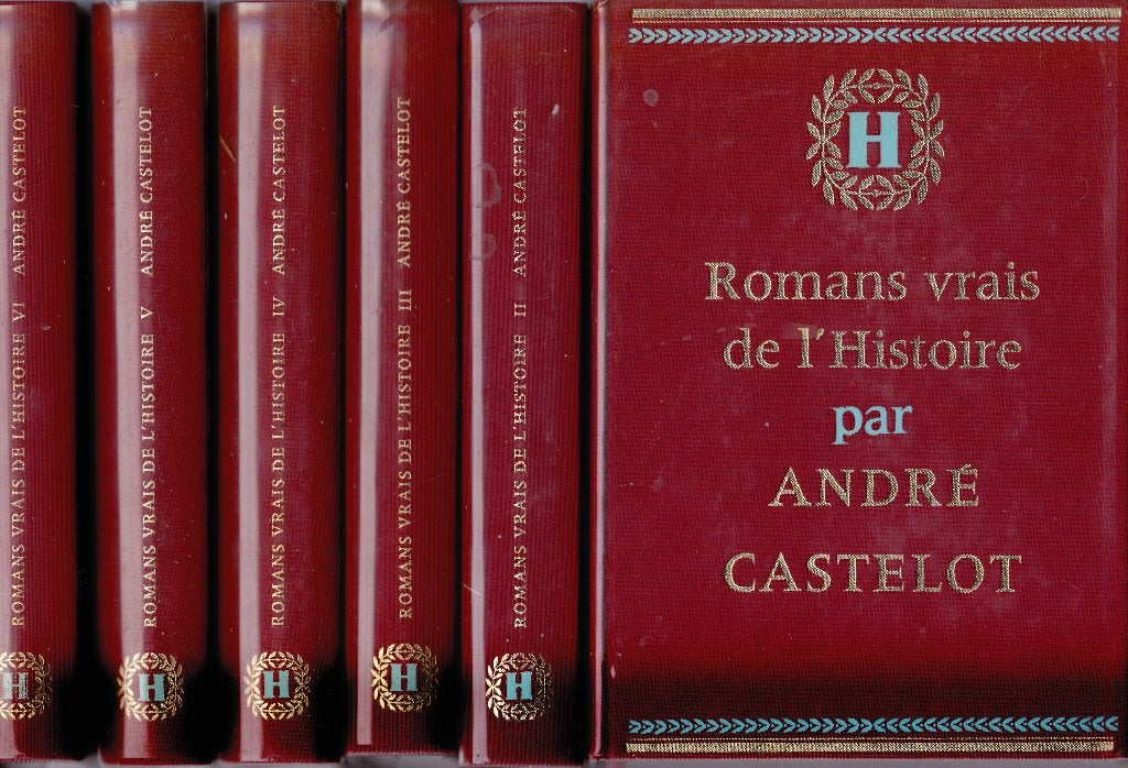 André CASTELOT - Romans vrais de l'histoire (6 vol.), Enlèvement ou Envoi, Neuf, André CASTELOT