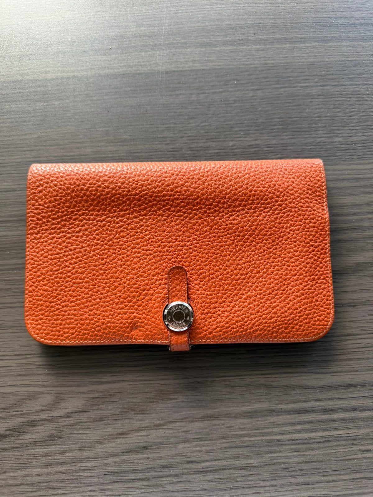 Originele hermes wallet, Handtassen en Accessoires, Ophalen, Zo goed als nieuw, Leder