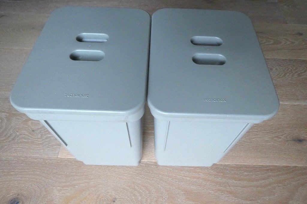 Lot de 2 Petites Poubelles pour Armoire de Cuisine Neuf !, Enlèvement, Neuf