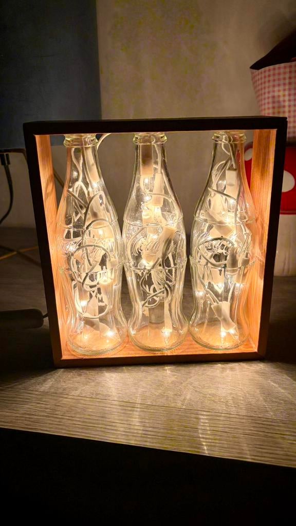 Lampe artisanale Vintage Coca-Cola, Enlèvement