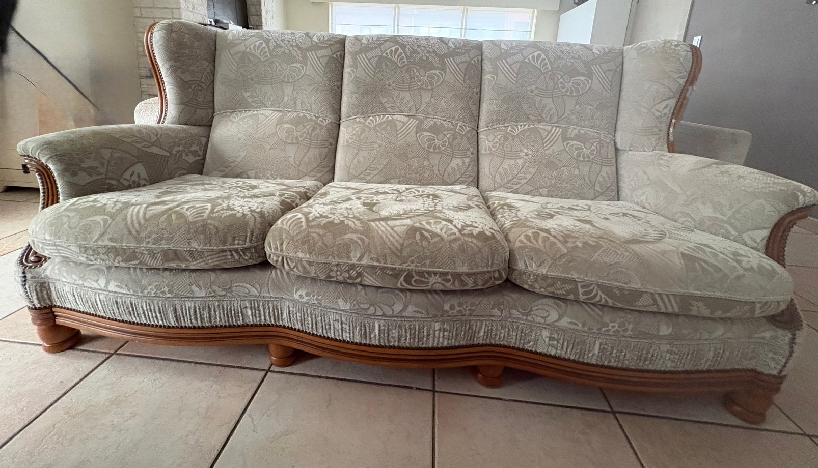 Vintage Salon en eetplaatsstoelen, Huis en Inrichting, Ophalen, Gebruikt
