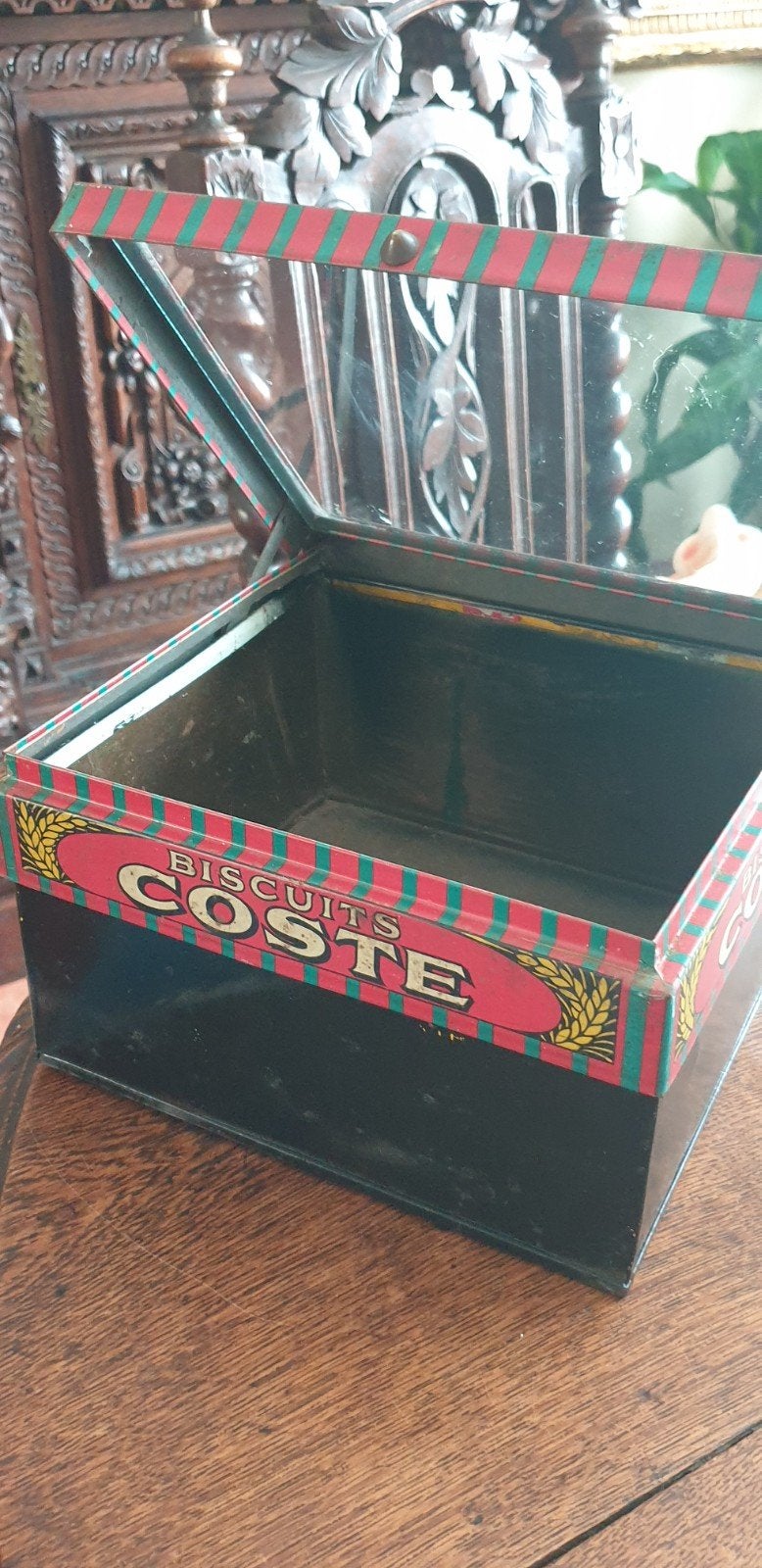 boite ancienne buscuits Coste, Collections, Boîte en métal, Enlèvement ou Envoi