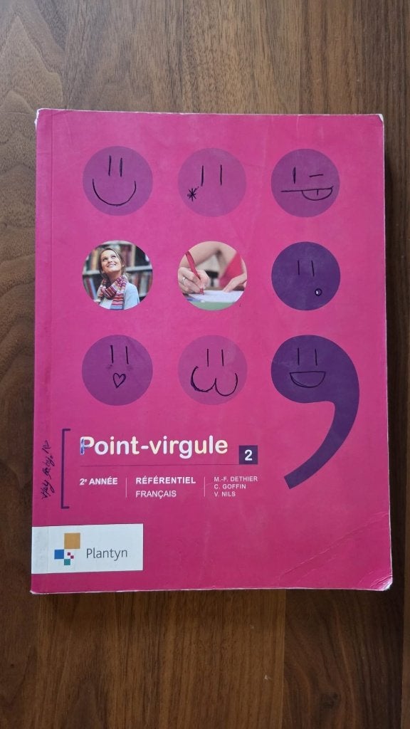 Point-virgule 2 Référenciel + Cahier d'activités, Livres, Plantyn, Français, Enlèvement, Utilisé