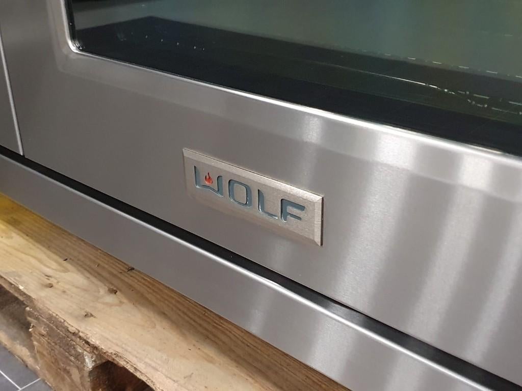 🔥Luxe Wolf Fornuis 120cm rvs 2 elektrische ovens Teppanyaki, Ophalen, 60 cm of meer, Zo goed als nieuw, Energieklasse A of zuiniger