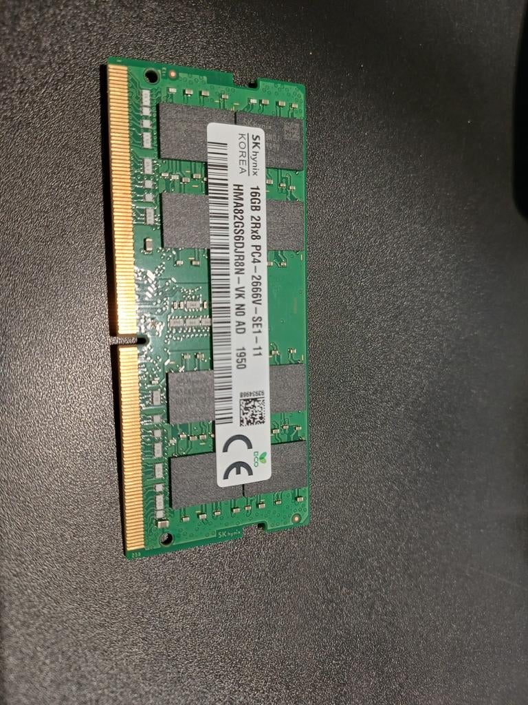 16gb pc4 ddr4 2666mhz sodimm, Ophalen of Verzenden, DDR4