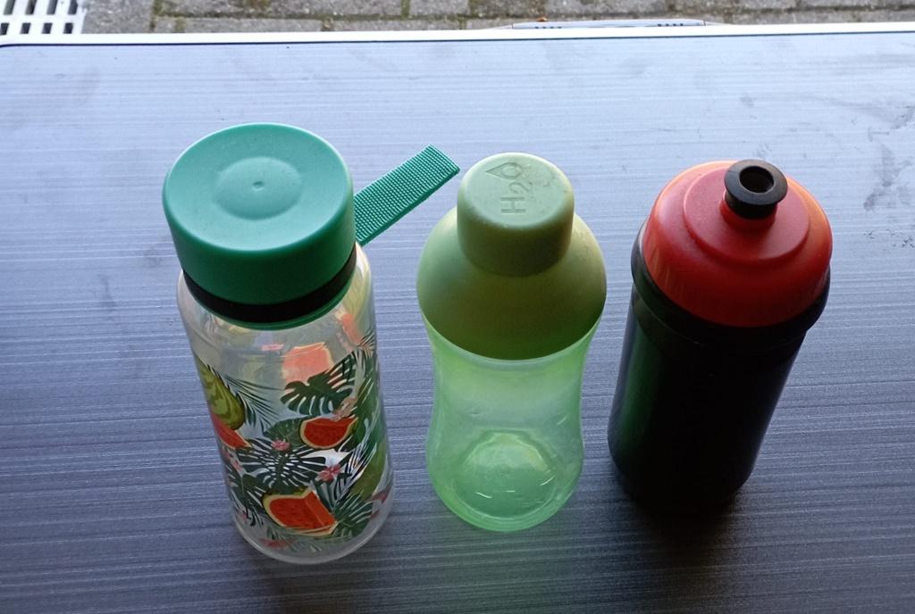 3 flessen, Ophalen, Gebruikt