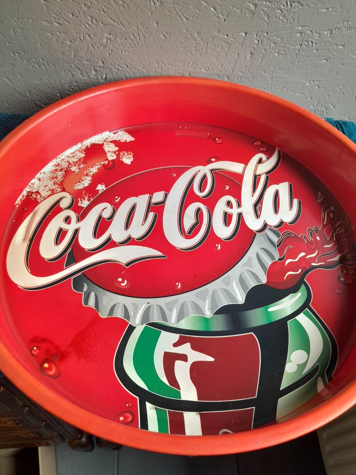Coca-Cola. Metalen plateau, Collections, Enlèvement