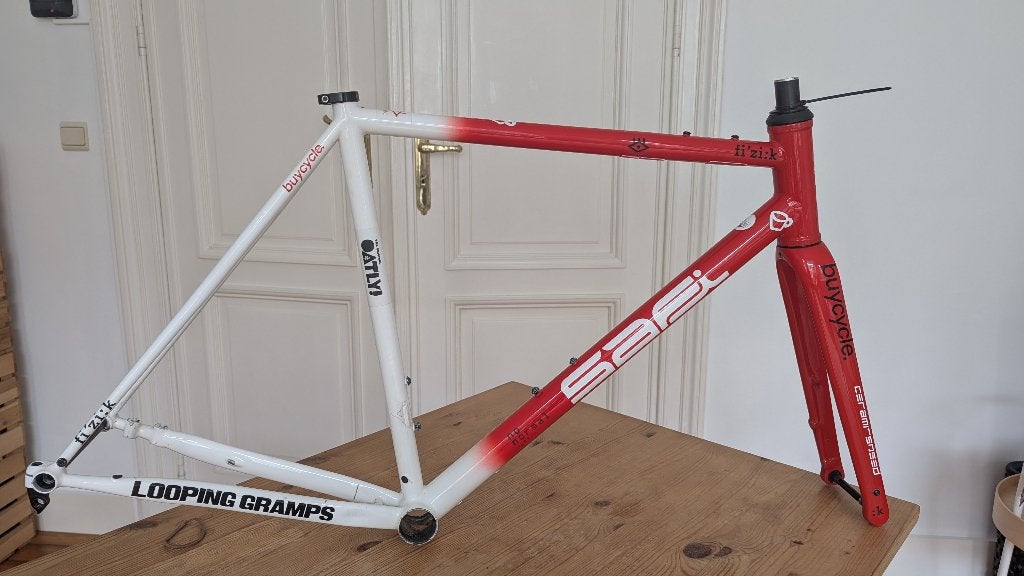 Safi All road bike frame, Vélos & Vélomoteurs, Vélos | Vélos de course, Enlèvement ou Envoi, Acier, Frein à disque, 53 à 57 cm
