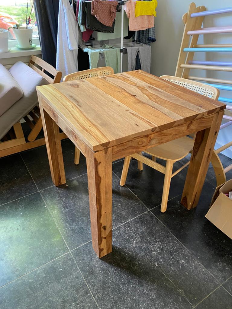 Table en teck en très bon état, Enlèvement, Comme neuf