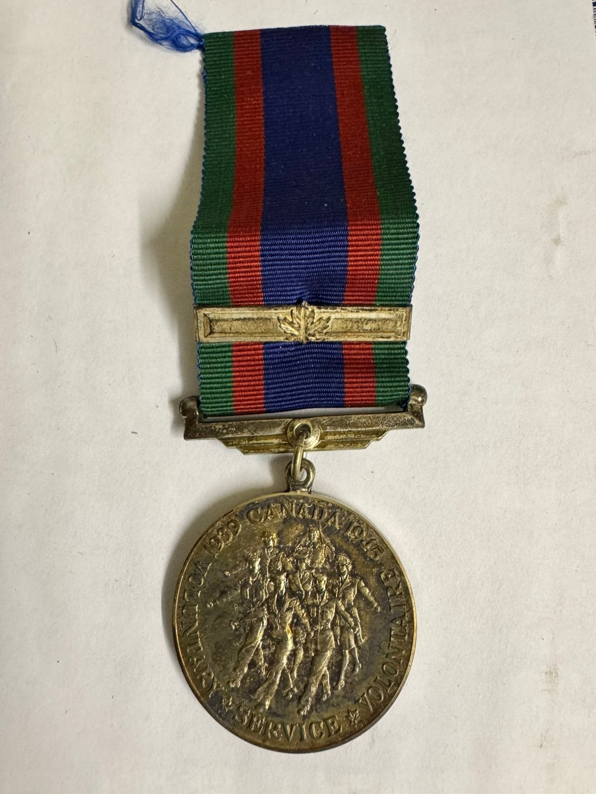 Médaille d'argent CVSM, Enlèvement ou Envoi, Armée de terre, Ruban, Médaille ou Ailes