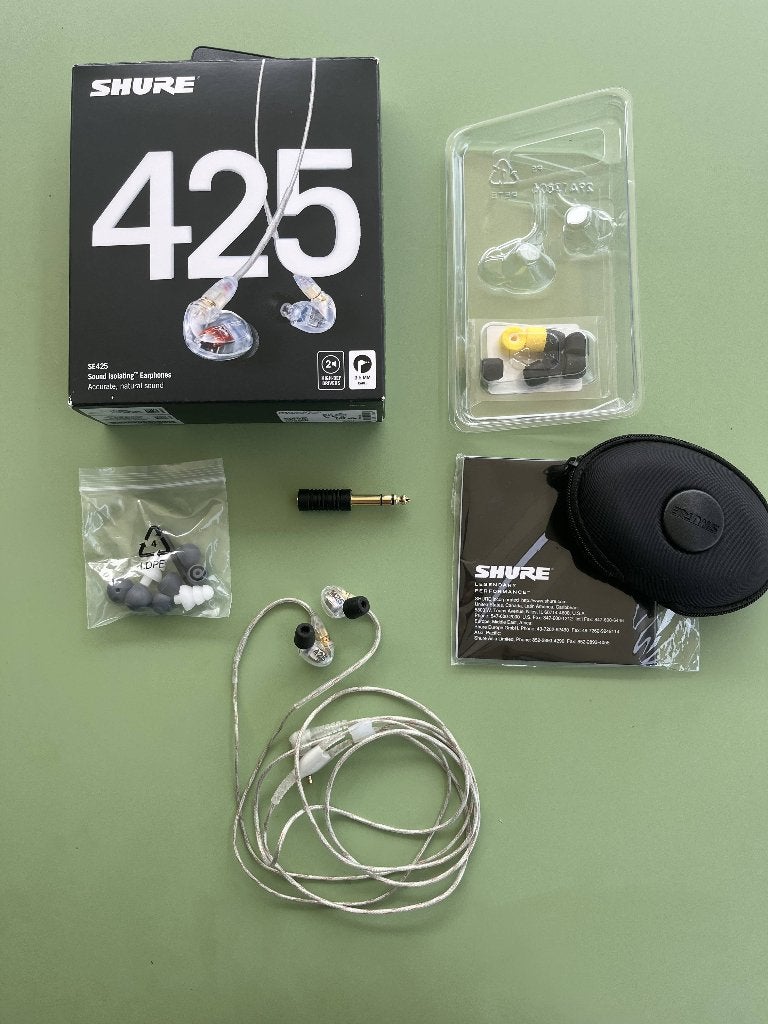 Shure In-ear monitors 425, Ophalen, In gehoorgang (in-ear), Overige merken, Zilver