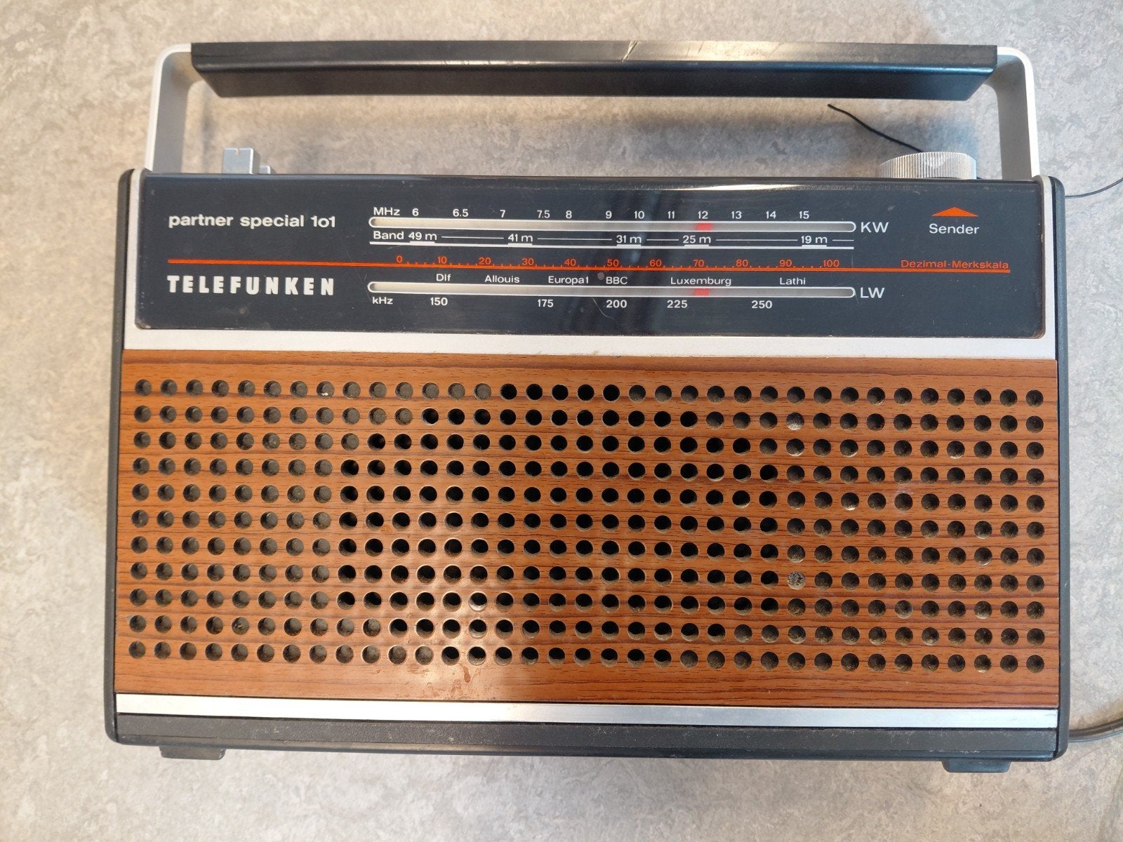 Telefunken Vintage Radio, Enlèvement ou Envoi, Utilisé, Radio