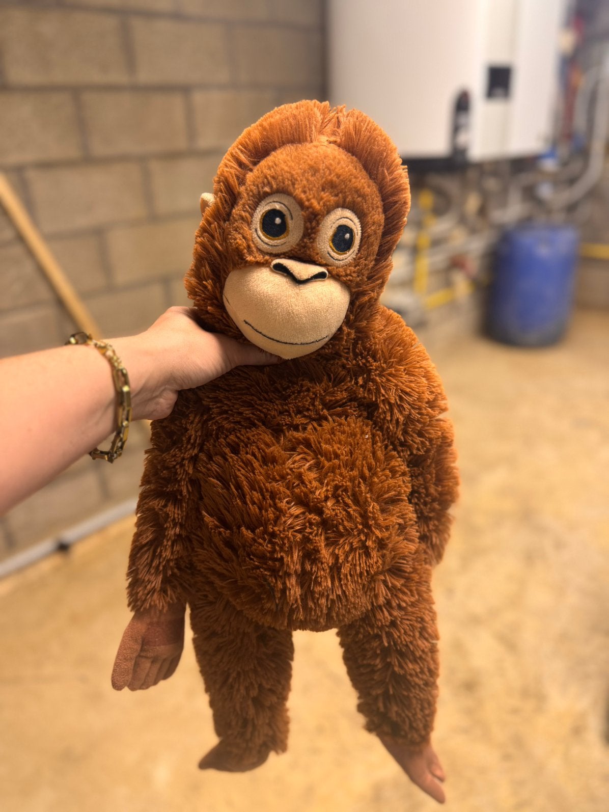 Knuffel punch de aap, Kinderen en Baby's, Speelgoed | Knuffels en Pluche, Ophalen of Verzenden, Gebruikt, Aap