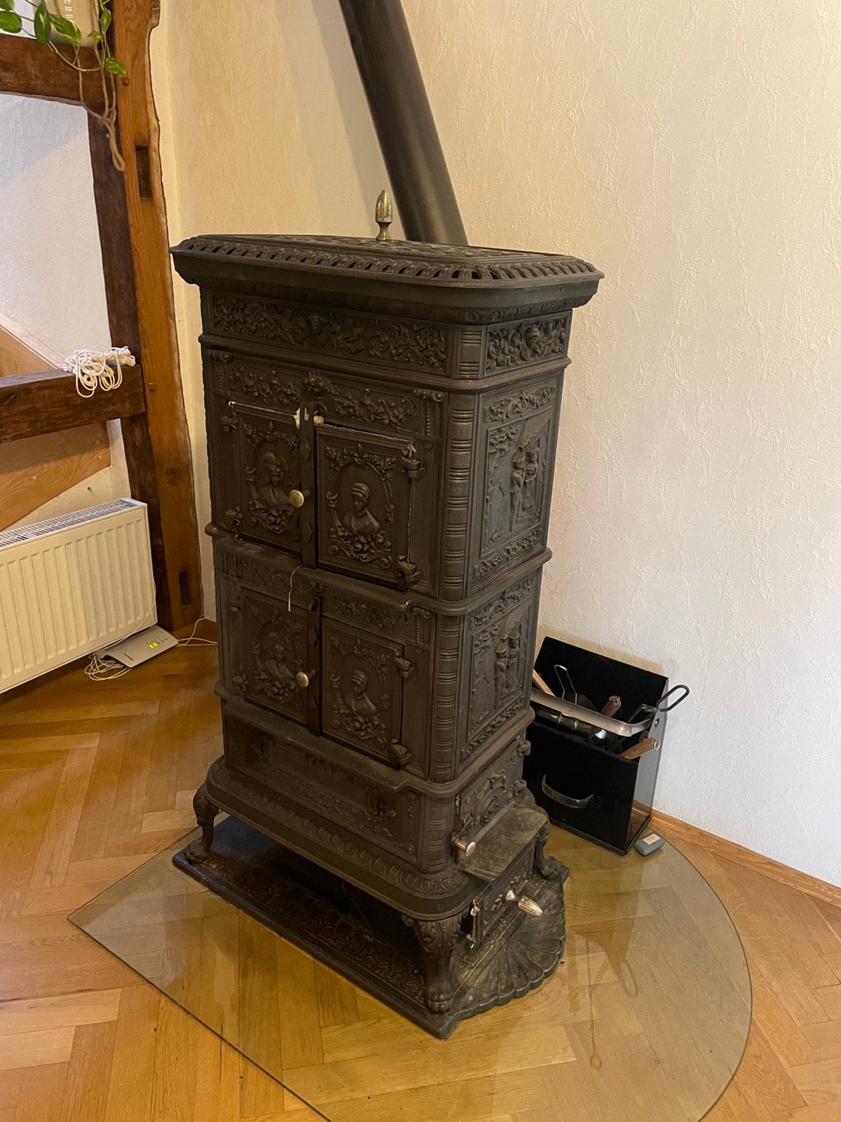 De Dietrich “Elzas-Lotharingen” kachel AL1078, Huis en Inrichting, Kachels, Ophalen, Houtkachel, Zo goed als nieuw, Vrijstaand