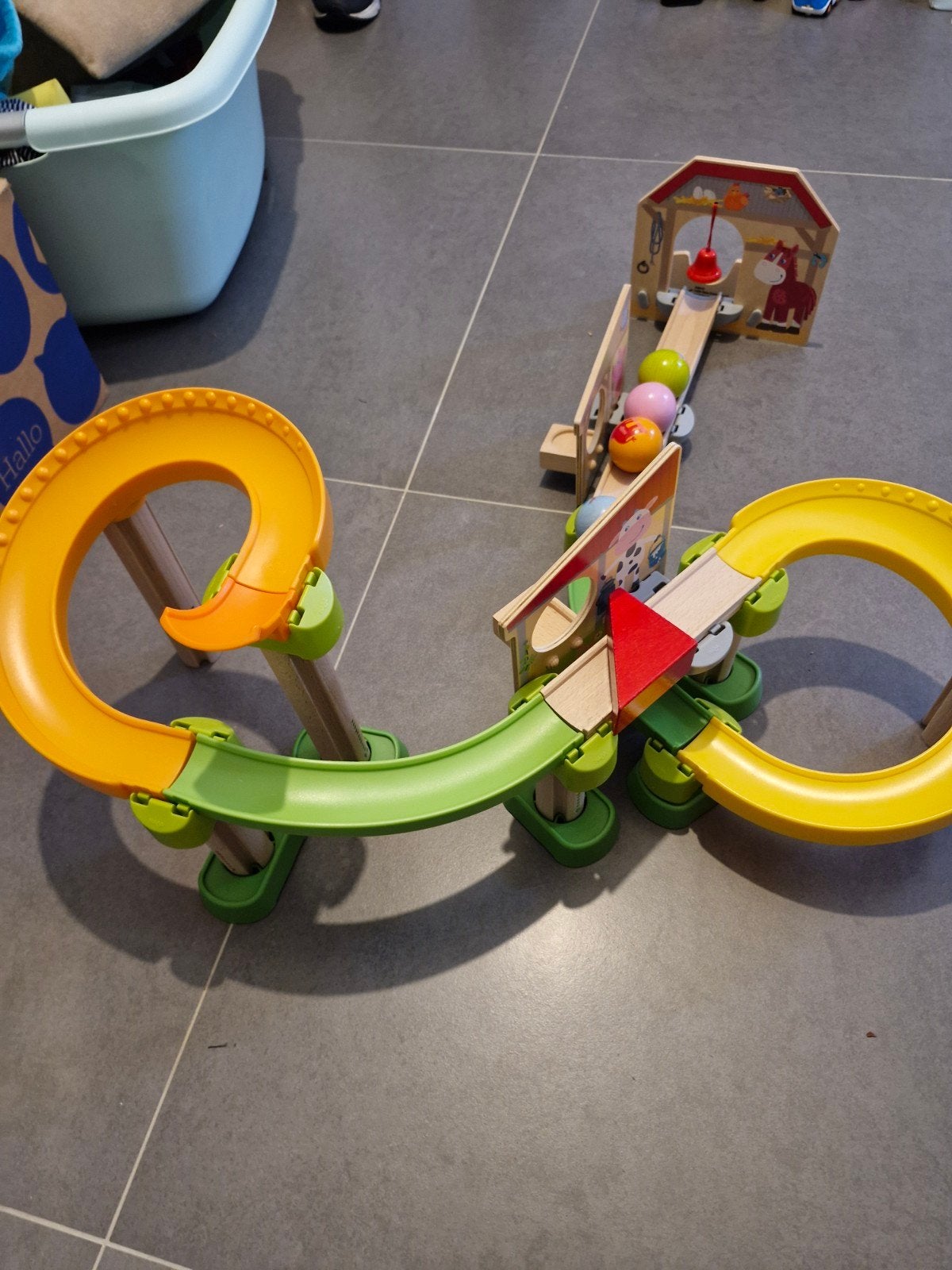 Kullerbü knikkerbaan boerderij, Enfants & Bébés, Enlèvement ou Envoi, Comme neuf, Autres marques, À monter soi-même
