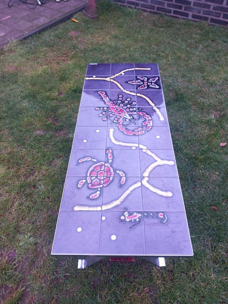 Design Tegeltafel Adri/Belarti – Jaren 70 – Keramiek, Ophalen