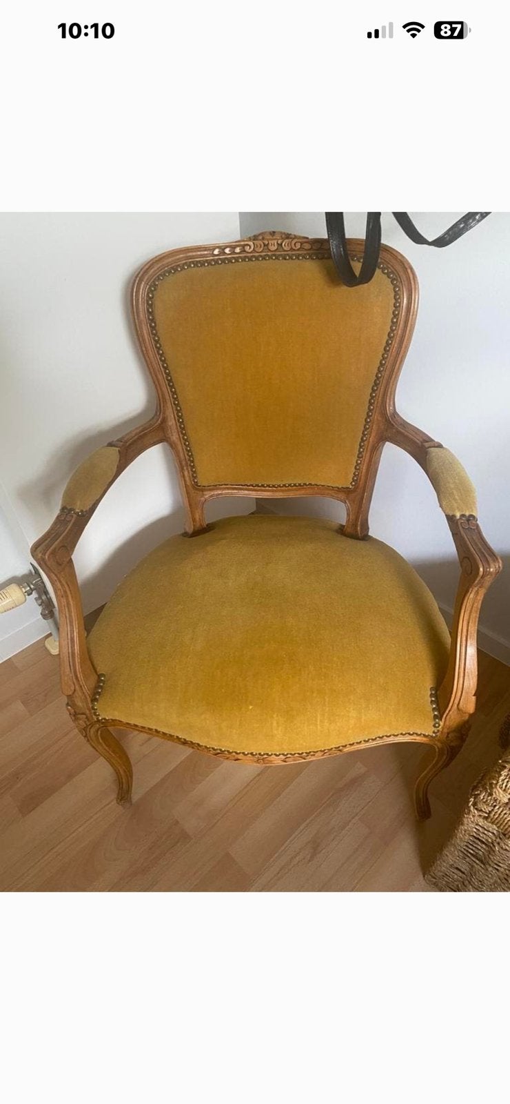 Fauteuil voltaire refait a neuf chez un pro, Enlèvement