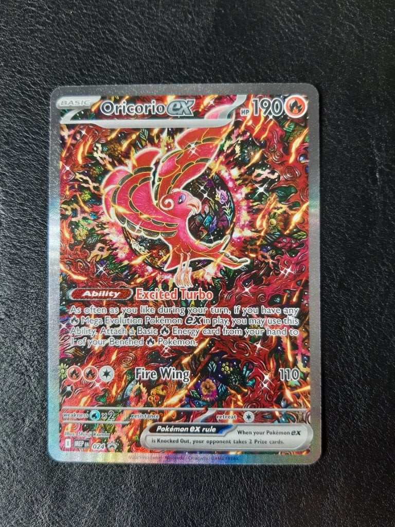 Pokemon kaart Oricorio ex 024, Hobby en Vrije tijd, Verzamelkaartspellen | Pokémon, Ophalen of Verzenden, Zo goed als nieuw, Losse kaart