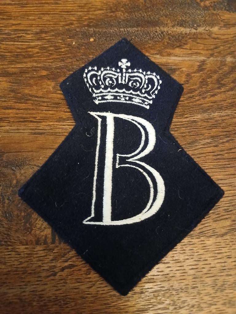Écusson escorte royale Baudoin, Collections, Envoi, Gendarmerie, Emblème ou Badge