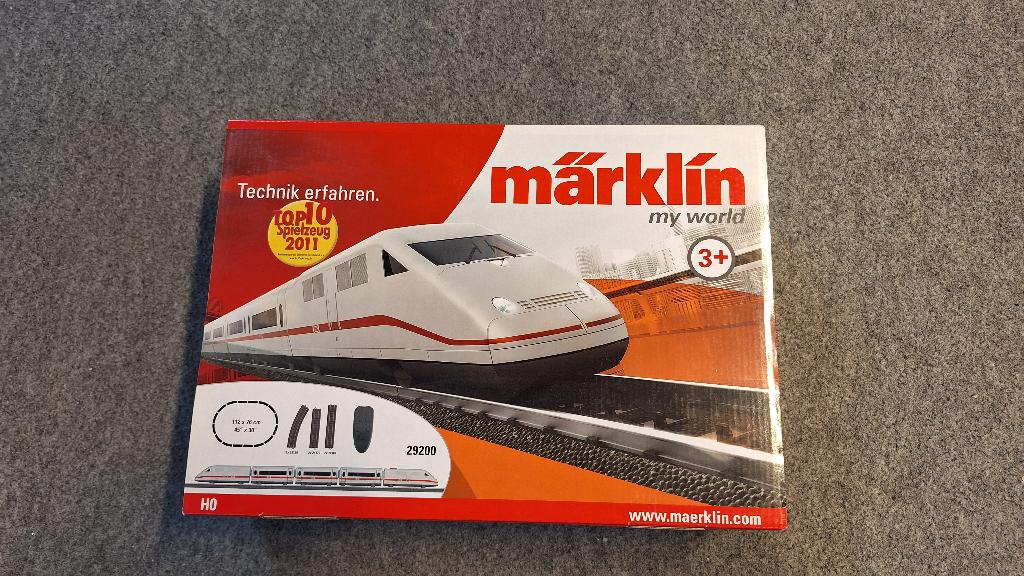 marklin 29200 HO ICE Treinset 3+ Nieuwe ongeopende set, Hobby en Vrije tijd, Ophalen, Wisselstroom, Treinset, Nieuw