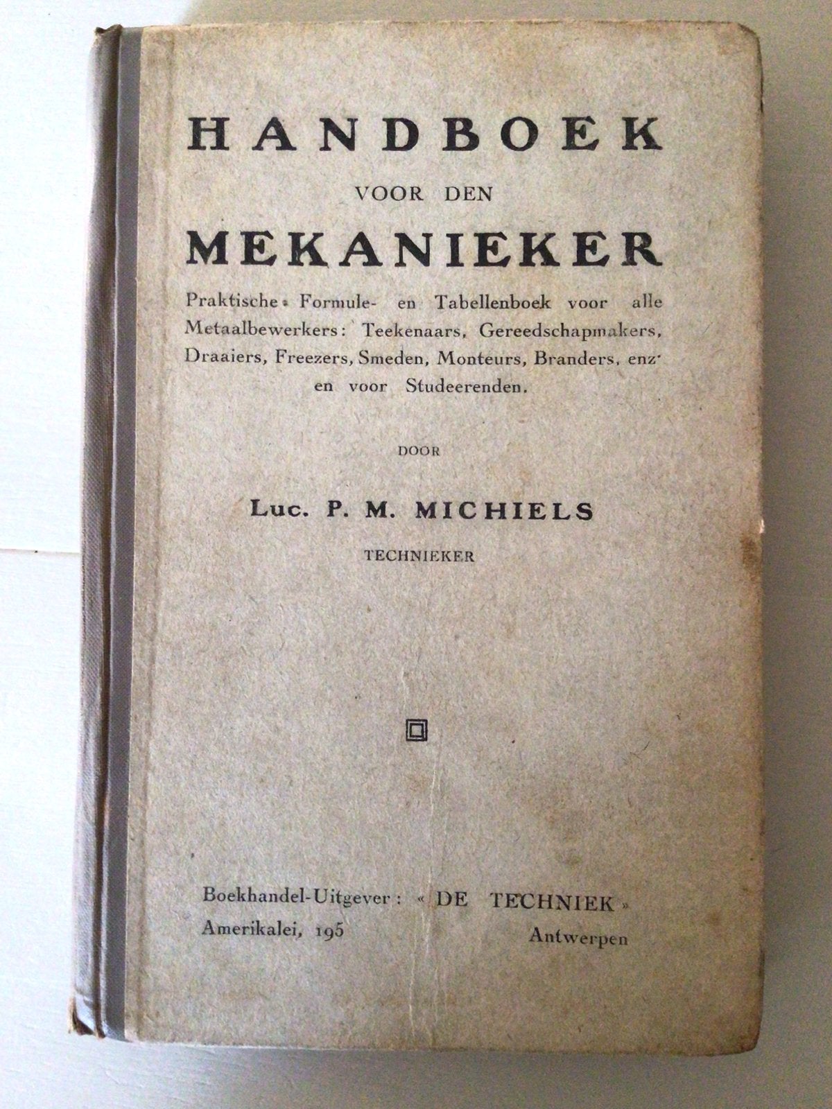Handboek voor den mekanieker, Ophalen of Verzenden