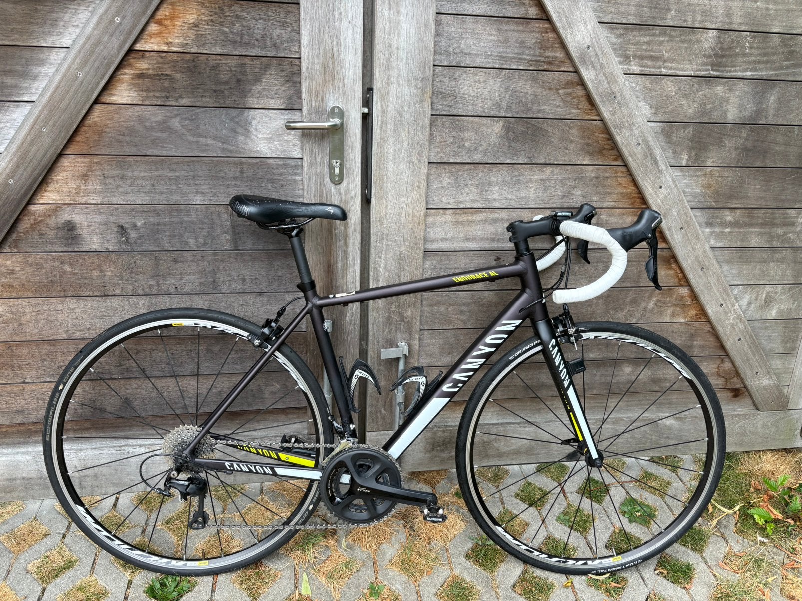 Canyon endurance al racefiets aluminium , carbon voorvork, Fietsen en Brommers, Velgrem, Aluminium, Zo goed als nieuw, Meer dan 20 versnellingen