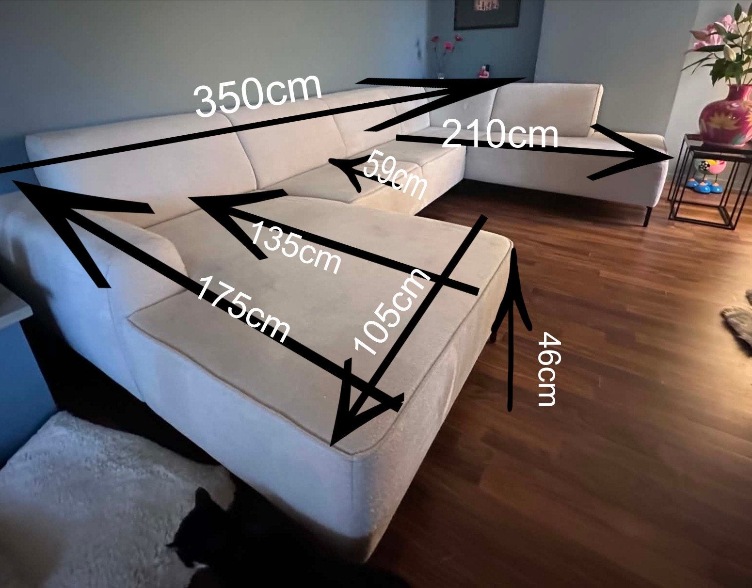 Mooie zetel met lounge, Ophalen