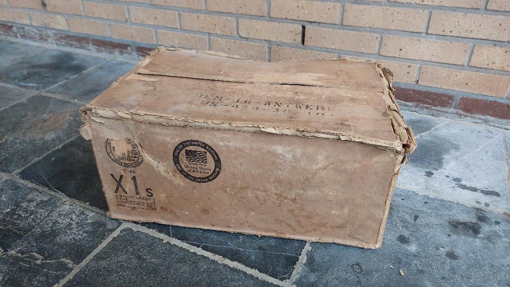US WO2 rations cardboard box (5). Origineel., Enlèvement ou Envoi, Autres, Autres types