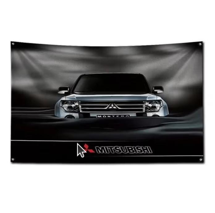 Grands drapeaux Mitsubishi (150 x 90 cm), Enlèvement ou Envoi, Neuf