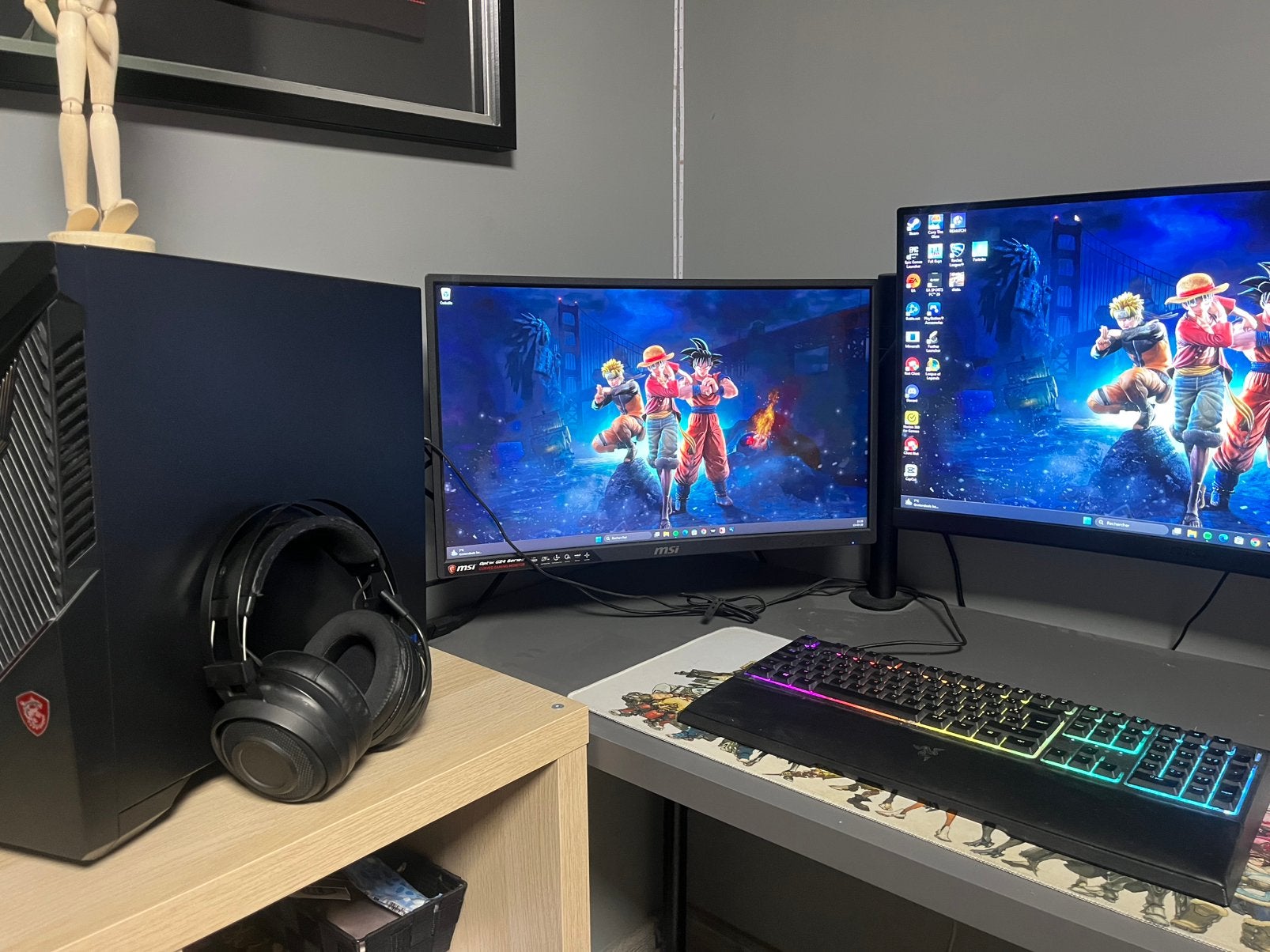 Setup Gaming MSI RTX 4060 Ti i7 13th Gen, Computers en Software, Monitoren, Zo goed als nieuw, Gaming, HD, Ophalen of Verzenden