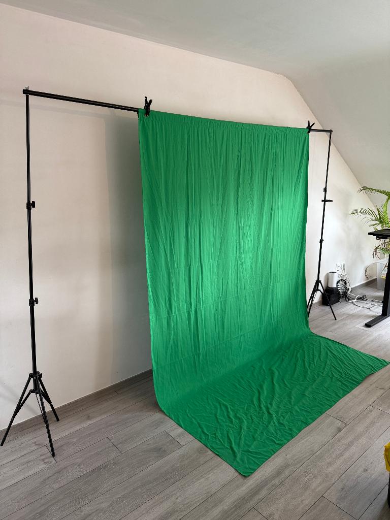 mobiele green screen, Ophalen of Verzenden, Zo goed als nieuw, Achtergrond