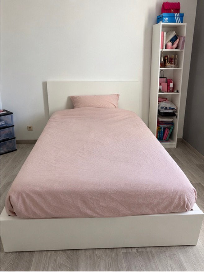 Lit IKEA 140x200 avec 4 tiroirs de lit., Enlèvement, Utilisé, Deux personnes, IKEA