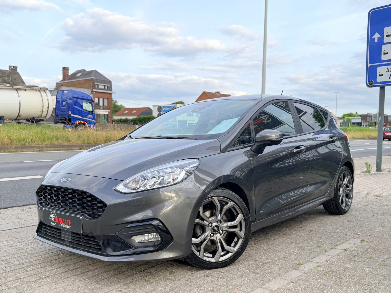Ford Fiesta ST-LINE 2018 105dkm Automaat Camera Full Option, Autos, Ford, Entreprise, Achat, Fiësta, ABS, Caméra de recul, Régulateur de distance