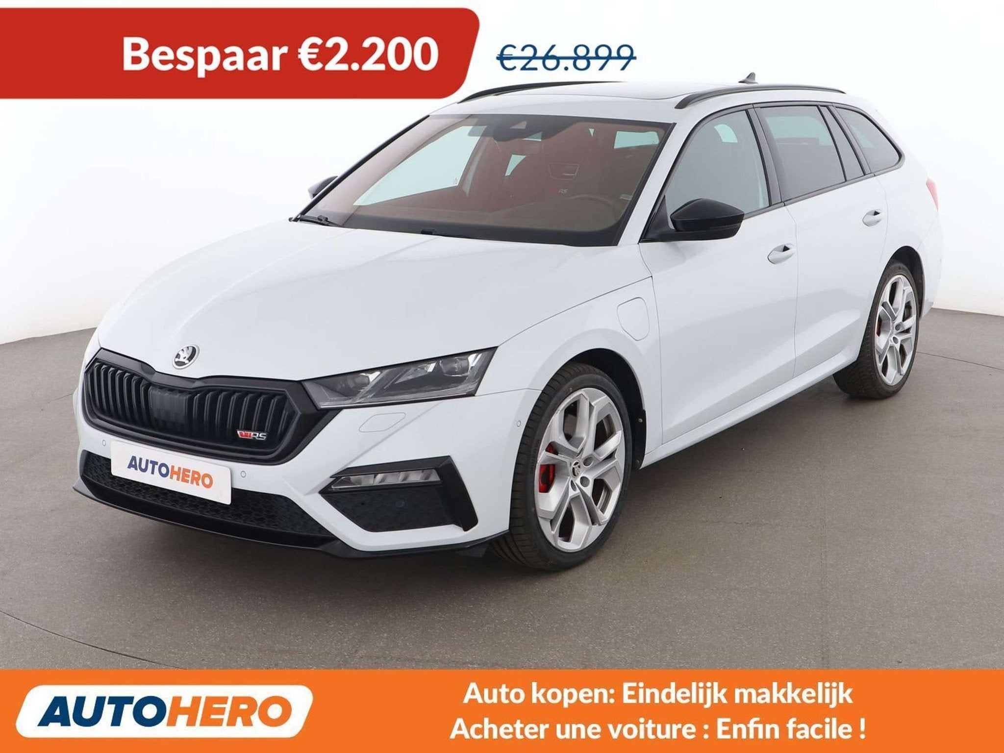 Skoda Octavia 1.4 TSI iV RS (bj 2021, automaat), Auto's, 245 pk, https://public.car-pass.be/vhr/18c48985-9fbb-4a39-bf38-c75c0f884179