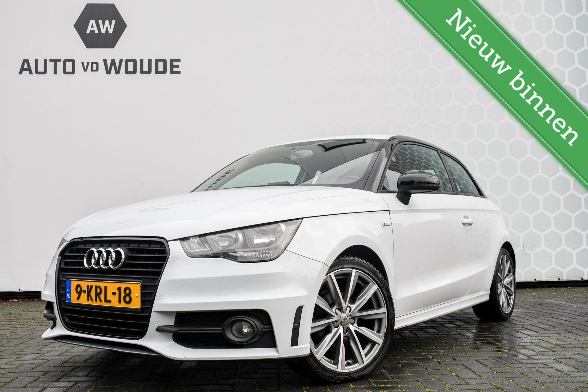 Audi A1 1.2 TFSI Admired S-line Navi Multifunctioneel stuur, Auto's, Voorwielaandrijving, Stof, 4 cilinders, Wit