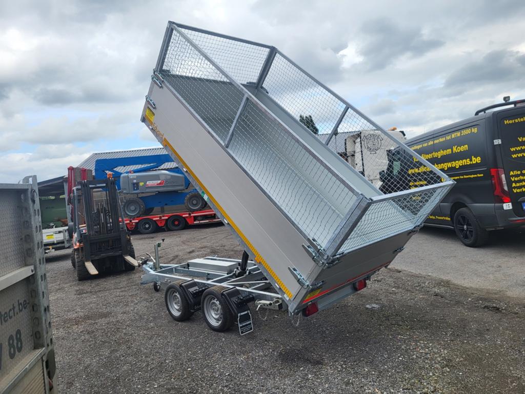 Te koop uit voorraad. 2.7 ton kipper. 3m30 x 1m80 x 1m30., Autos : Divers, Remorques, Neuf, Enlèvement