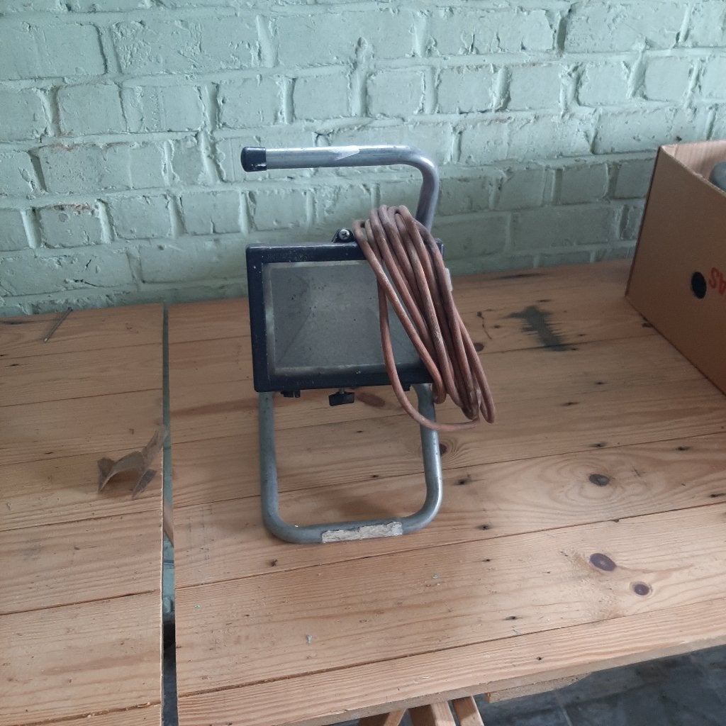 Werklamp, Doe-het-zelf en Bouw, Ophalen, Gebruikt, Lamp met armatuur